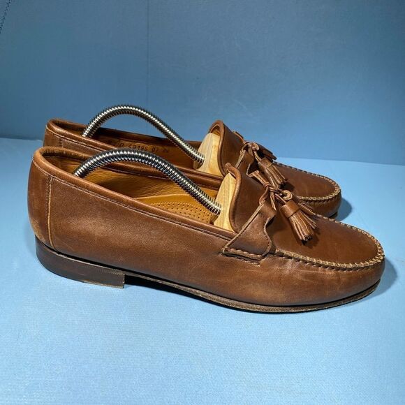 Allen Edmonds "Urbino" Italian Loafers Made in Italy Mens Size 9 B - Picture 2 of 8